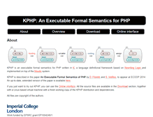 Tablet Screenshot of phpsemantics.org